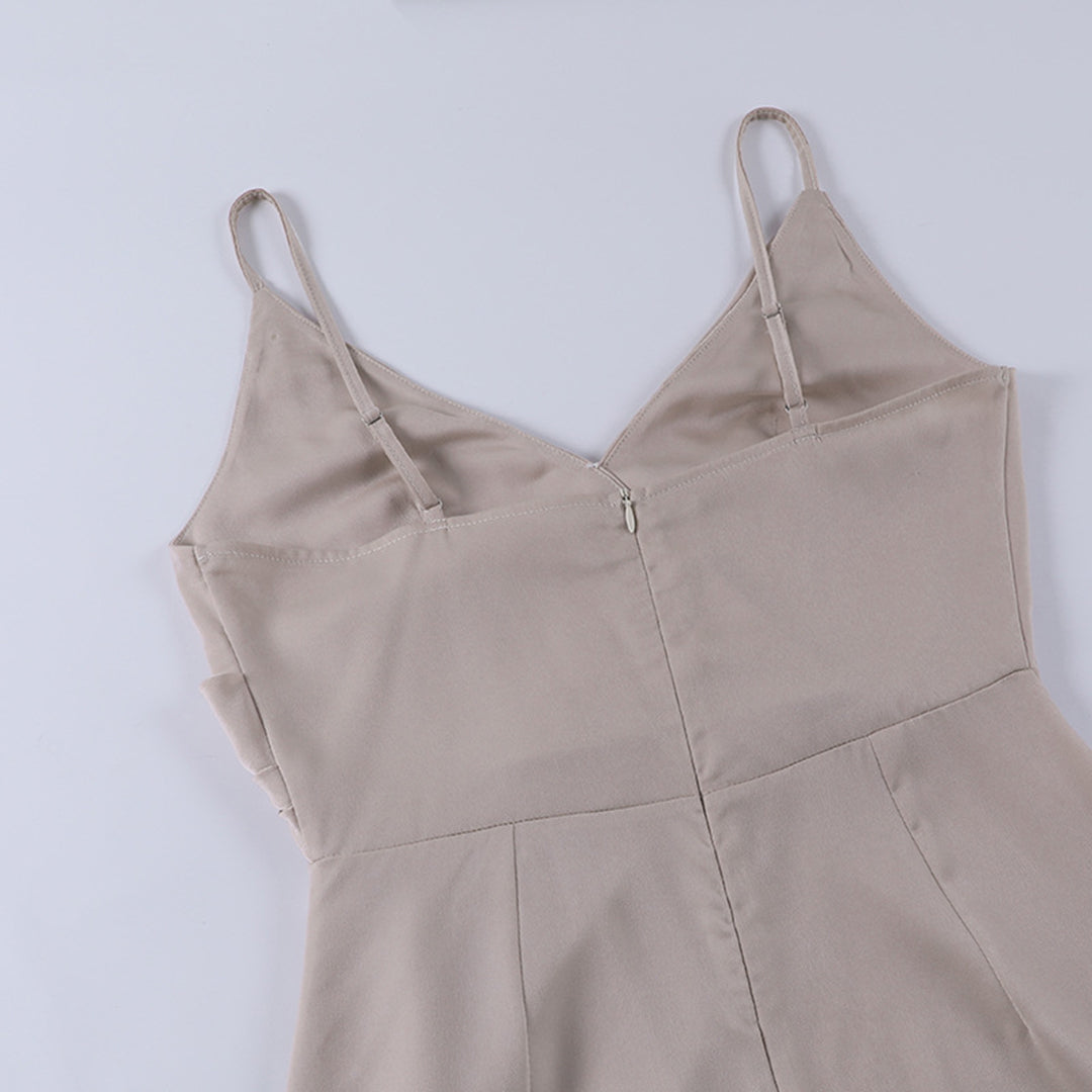 ALINA | Luxe Satijnen Maxi Jurk met Hoge Split