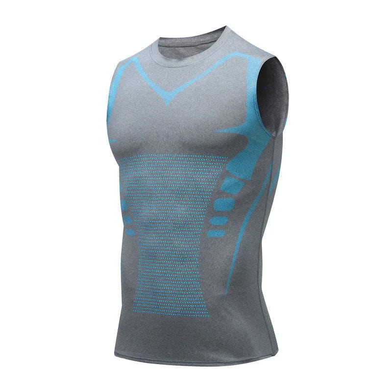 Heren Shaping Vest met Gestructureerde Pasvorm voor een Perfecte Fit
