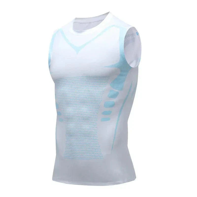 Heren Shaping Vest met Gestructureerde Pasvorm voor een Perfecte Fit