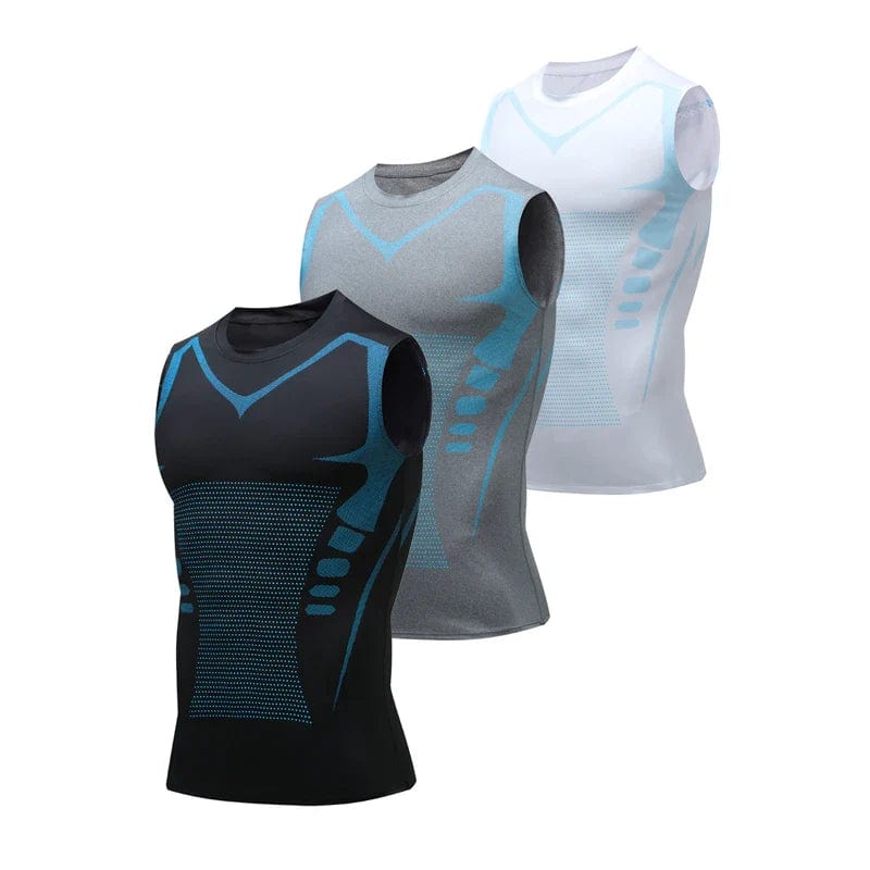 Heren Shaping Vest met Gestructureerde Pasvorm voor een Perfecte Fit
