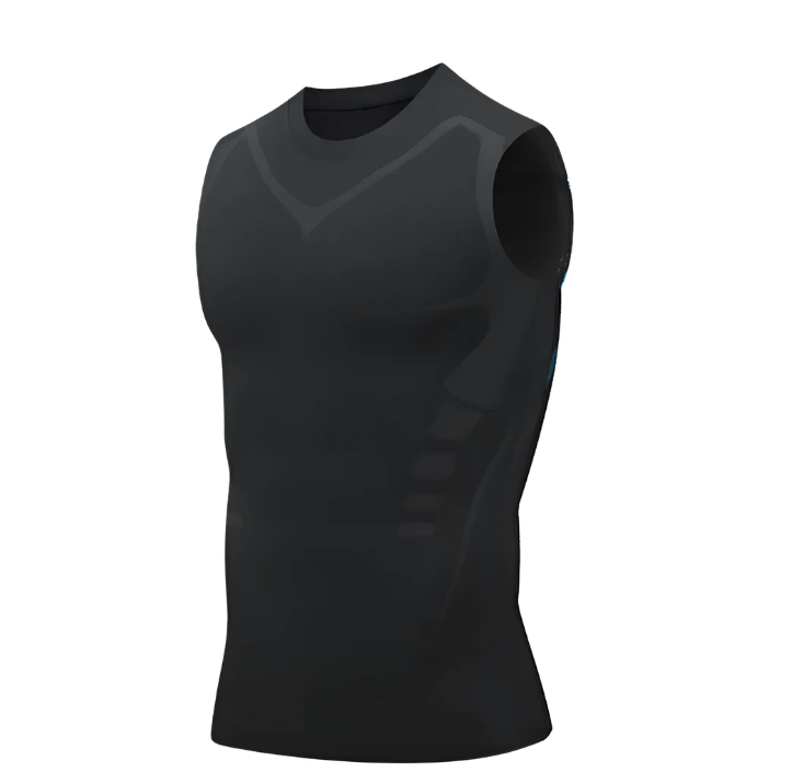 Heren Shaping Vest met Gestructureerde Pasvorm voor een Perfecte Fit