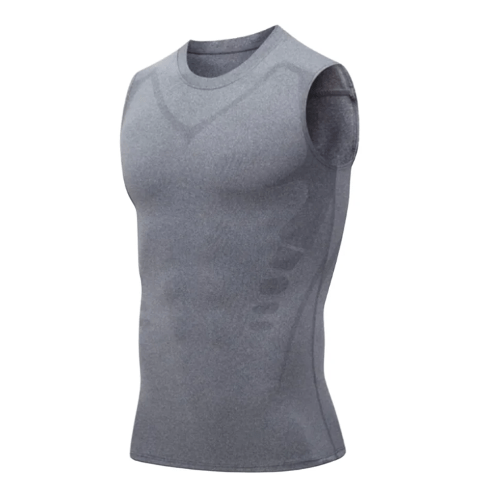 Heren Shaping Vest met Gestructureerde Pasvorm voor een Perfecte Fit