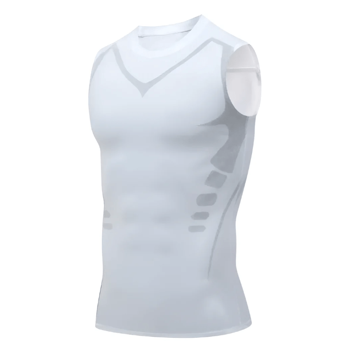 Heren Shaping Vest met Gestructureerde Pasvorm voor een Perfecte Fit
