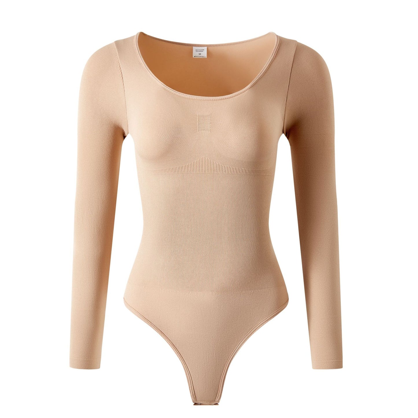 Lange Mouwen Shaping Bodysuit – Naadloze Correctie met Elegante Dekking