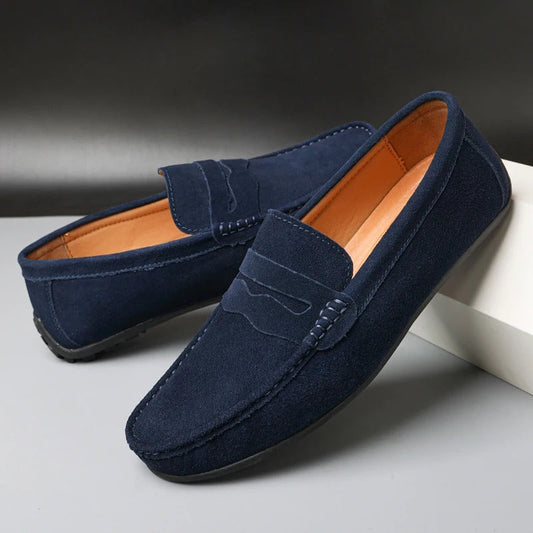 Elegante Suède Mocassins van Le Dreux voor Dames - Stijlvolle Comfort Schoenen