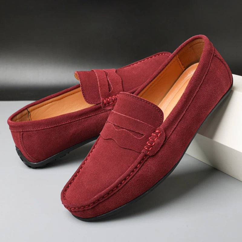 Elegante Suède Mocassins van Le Dreux voor Dames - Stijlvolle Comfort Schoenen
