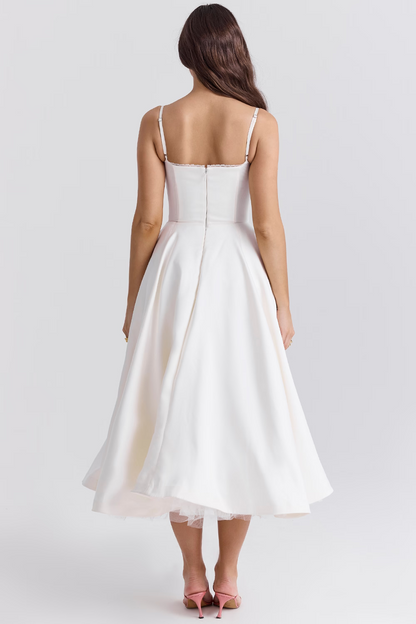 ELIORA | Elegante Midi-Jurk met Tule Rok