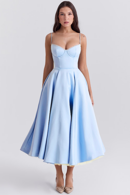 ELIORA | Elegante Midi-Jurk met Tule Rok