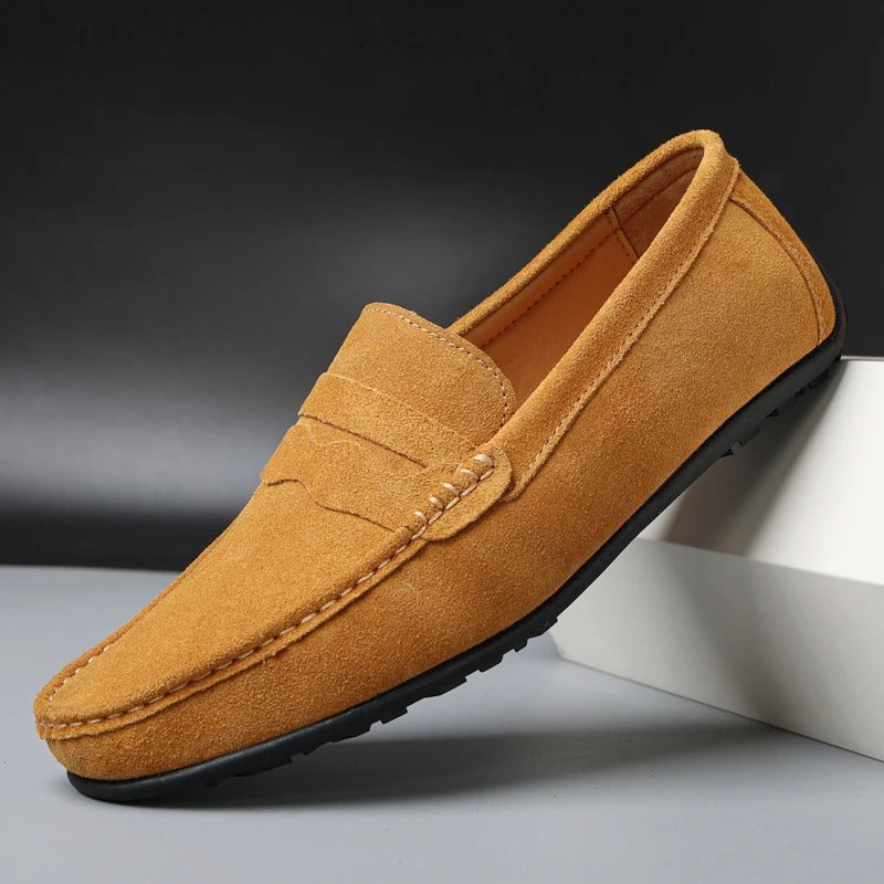 Elegante Suède Mocassins van Le Dreux voor Dames - Stijlvolle Comfort Schoenen