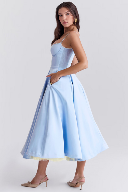 ELIORA | Elegante Midi-Jurk met Tule Rok