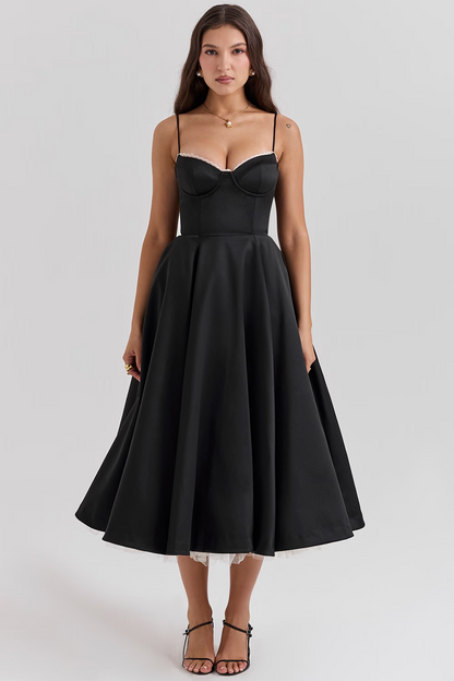 ELIORA | Elegante Midi-Jurk met Tule Rok