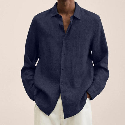 Stijlvol Heren Overhemd van Linnen - Elegante Mode voor Elke Gelegenheid