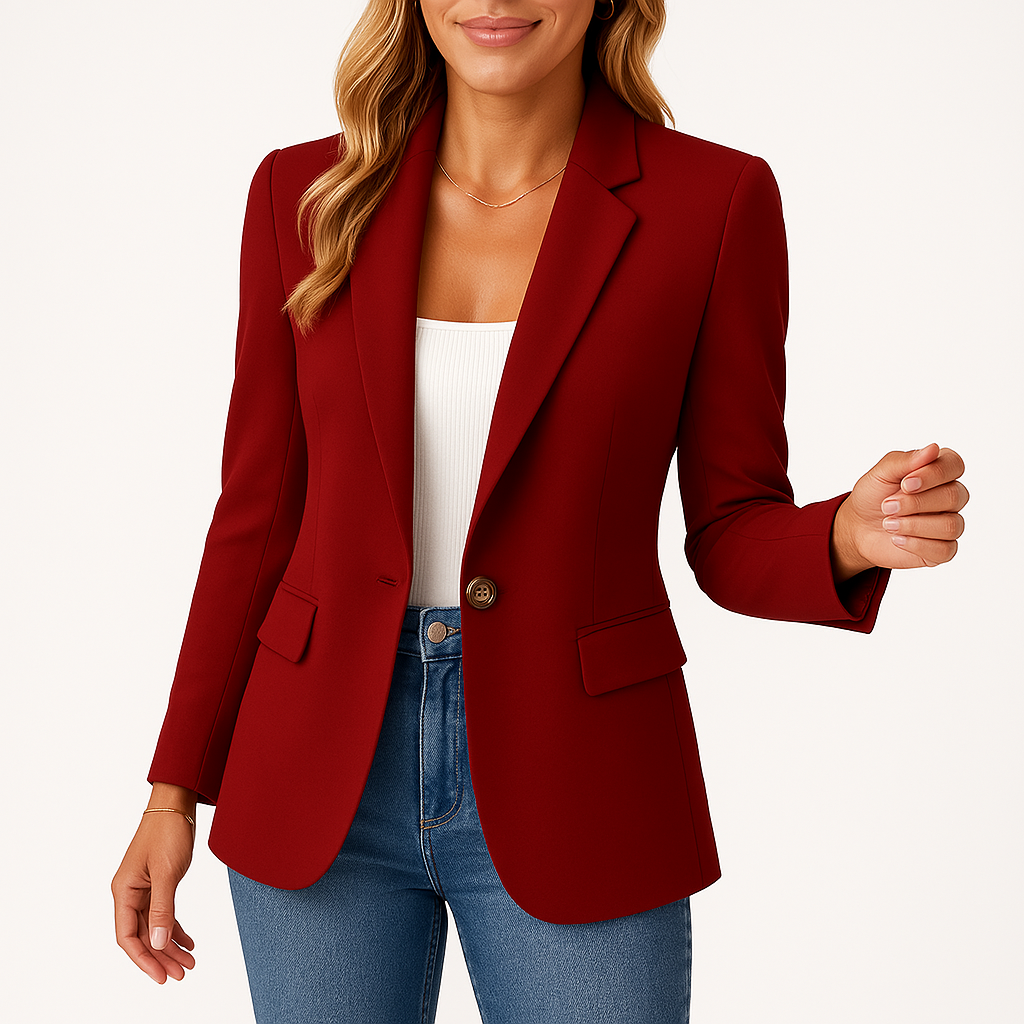 LEONORA | Getailleerde Damesblazer met Reverskraag