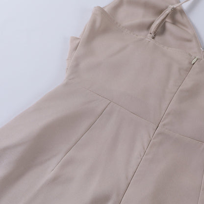 ALINA | Luxe Satijnen Maxi Jurk met Hoge Split