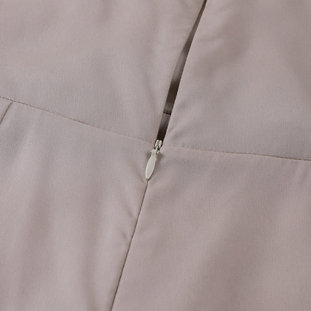 ALINA | Luxe Satijnen Maxi Jurk met Hoge Split
