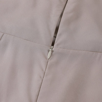 ALINA | Luxe Satijnen Maxi Jurk met Hoge Split