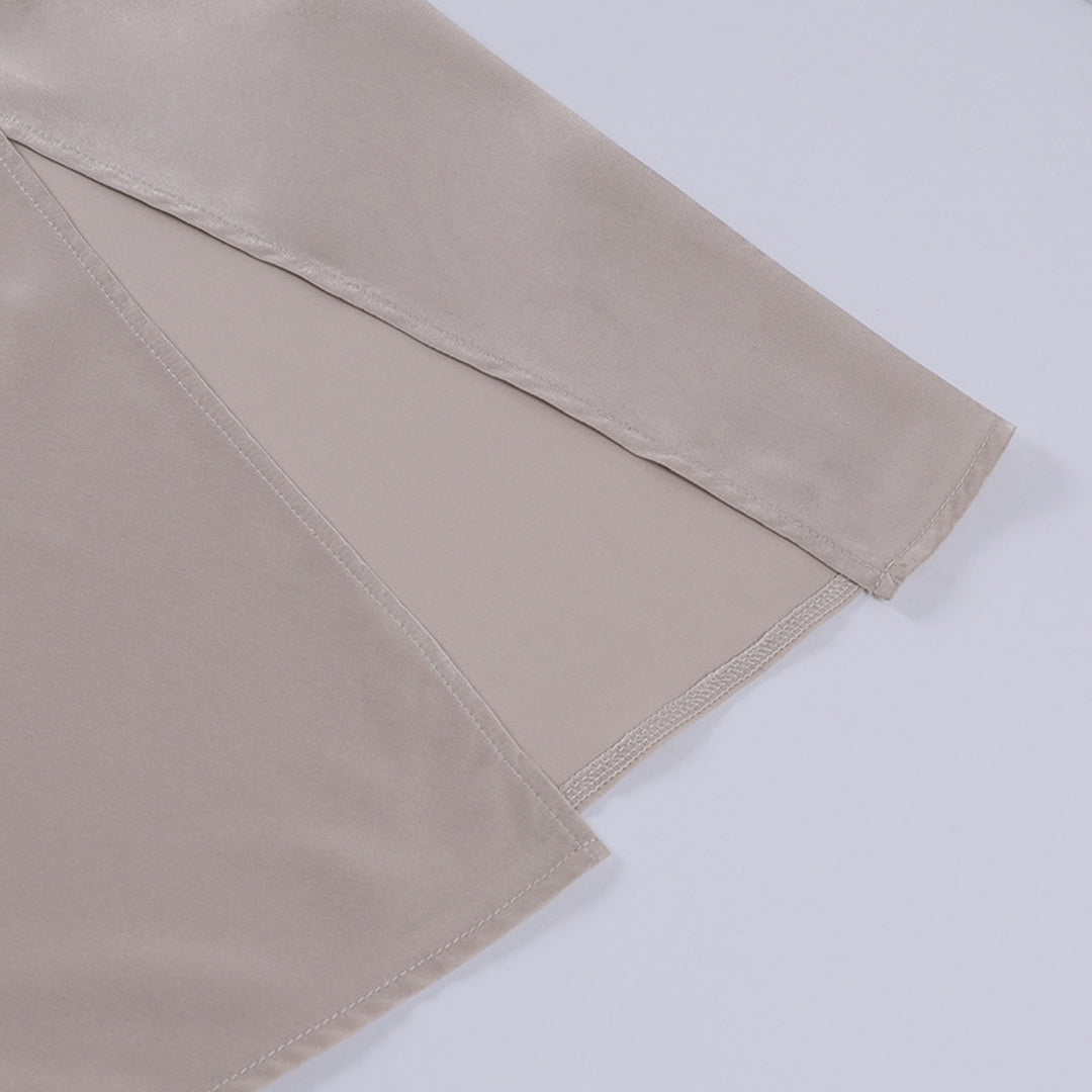 ALINA | Luxe Satijnen Maxi Jurk met Hoge Split