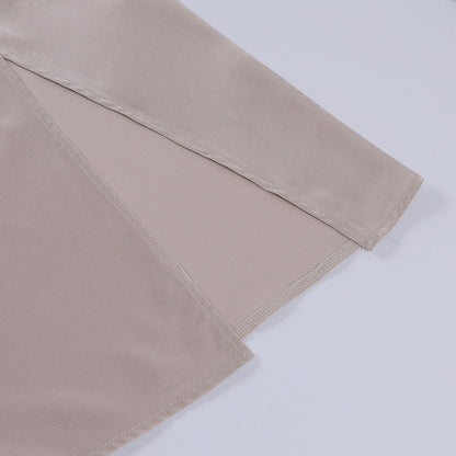 ALINA | Luxe Satijnen Maxi Jurk met Hoge Split