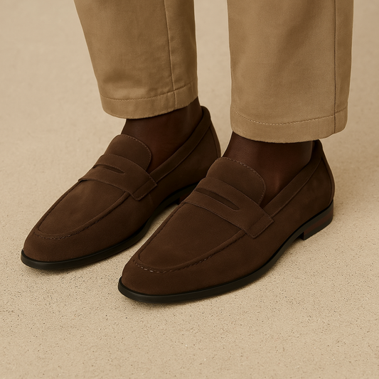 Old Money Penny Loafers - Luxe Herenschoenen van Hoogwaardige Kwaliteit
