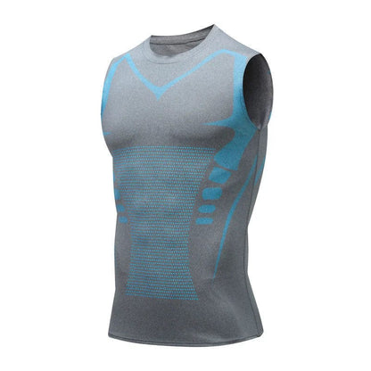 Heren Shaping Vest met Gestructureerde Pasvorm voor een Perfecte Fit