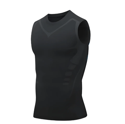 Heren Shaping Vest met Gestructureerde Pasvorm voor een Perfecte Fit