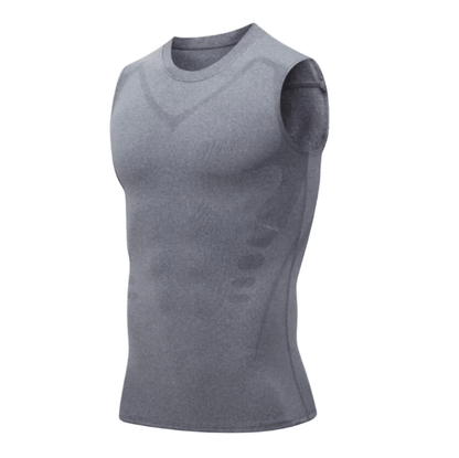 Heren Shaping Vest met Gestructureerde Pasvorm voor een Perfecte Fit