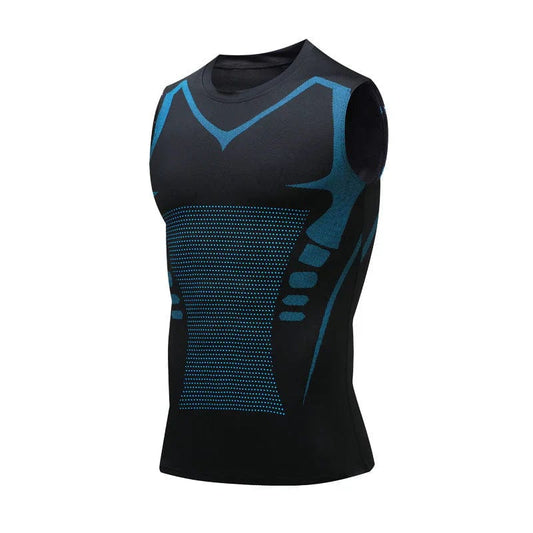 Heren Shaping Vest met Gestructureerde Pasvorm voor een Perfecte Fit