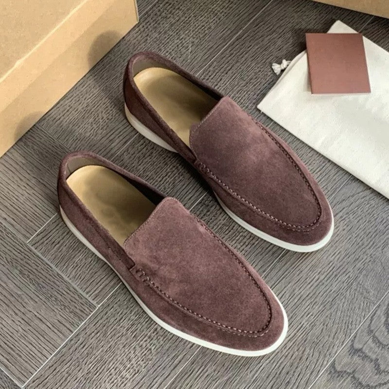 Chique en Comfortabele Suède Loafers voor Heren - Perfecte Stijl en Pasvorm