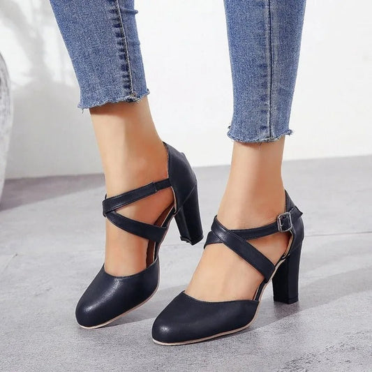 Dames pumps met middelhoge hak - Stijlvolle en comfortabele schoenen