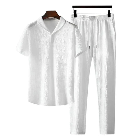Miles - Klassiek Old Money Polo Set voor Stijlvolle Herensport