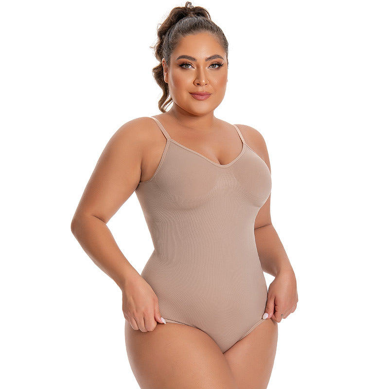 Naadloze Shaping Bodysuit voor Dames – Corrigerend Ondergoed met Open Rug en T-String