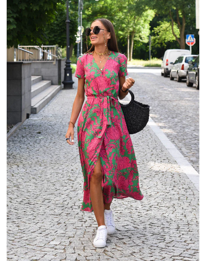 ALMA | Luchtige Zomerjurk met Bloemenprint