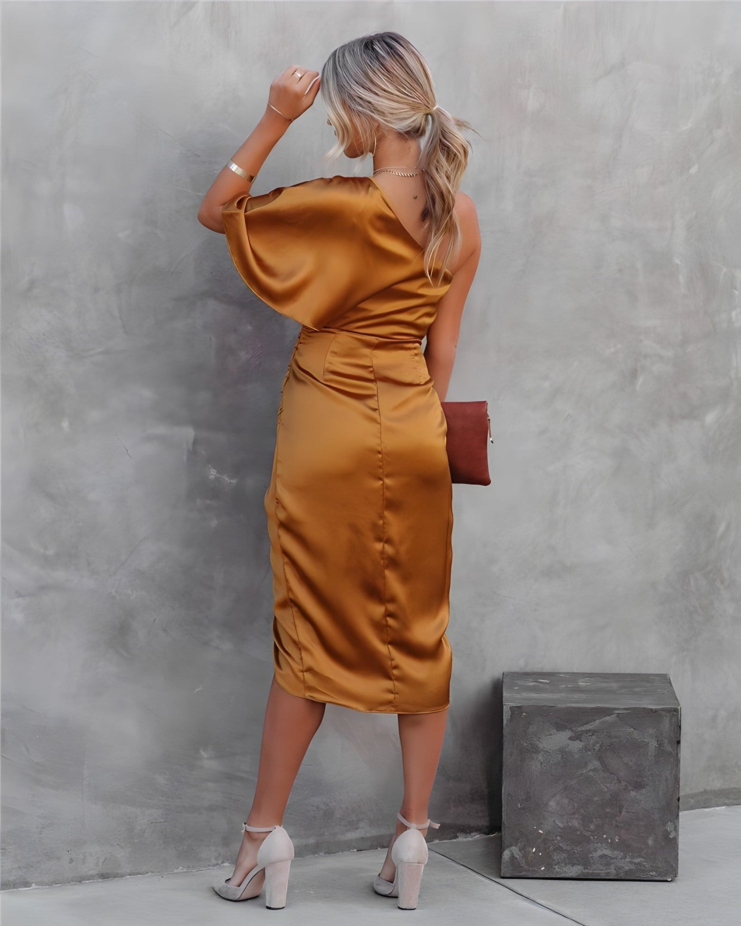 SAREENA | Zomerse Off-Shoulder Jurk voor Bruiloftsgasten