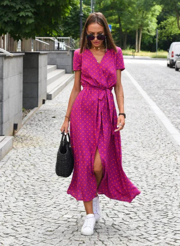 ALMA | Luchtige Zomerjurk met Bloemenprint