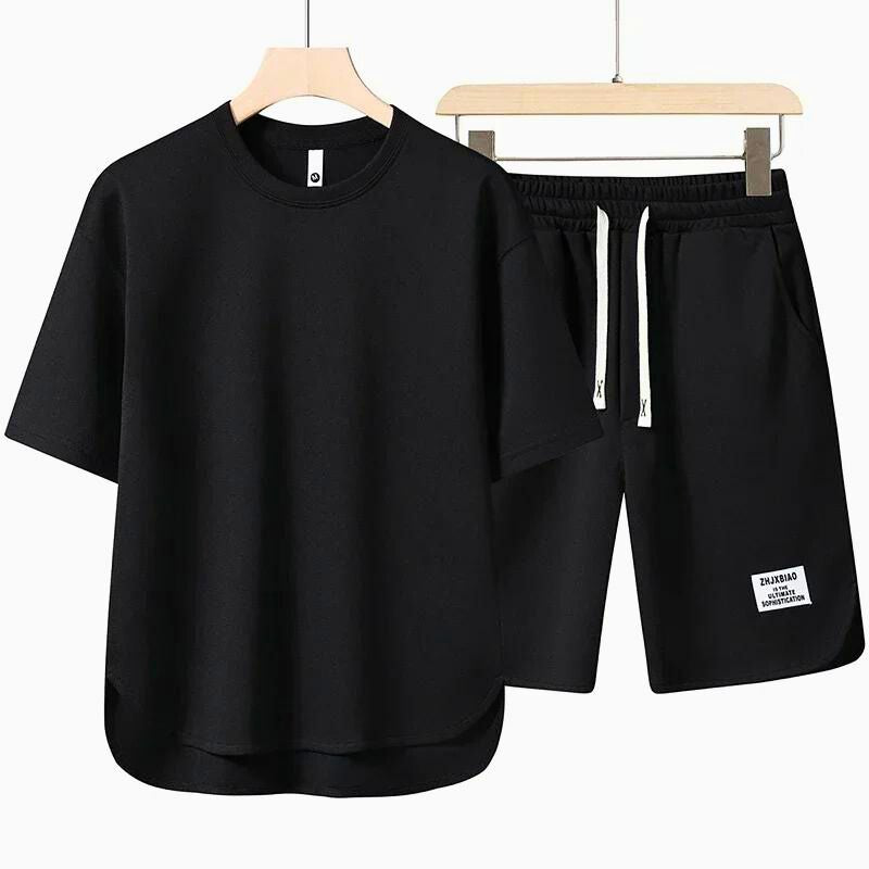 Heren oversized zomerset met relaxte pasvorm en tonale kleuren