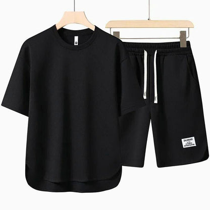 Heren oversized zomerset met relaxte pasvorm en tonale kleuren