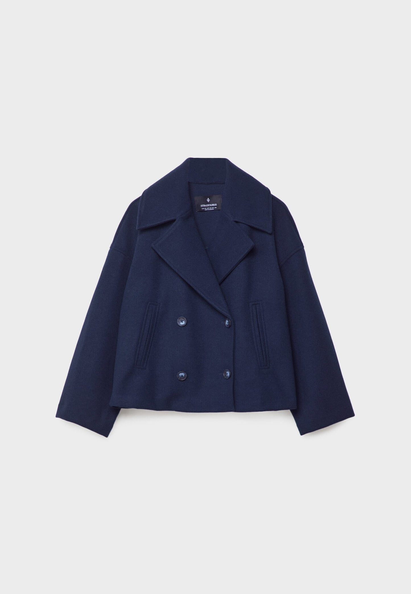 MILENA | Cropped Blazerjas met Dubbele Knoopsluiting