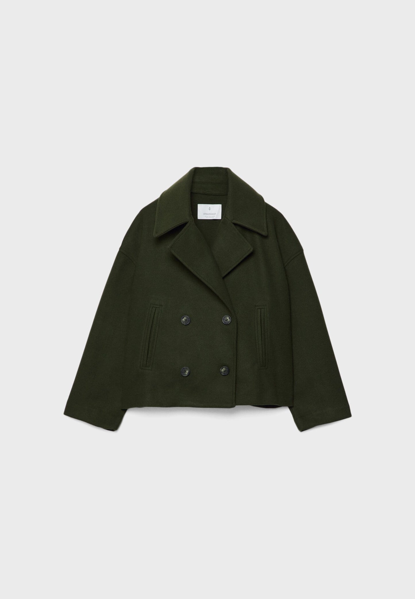 MILENA | Cropped Blazerjas met Dubbele Knoopsluiting