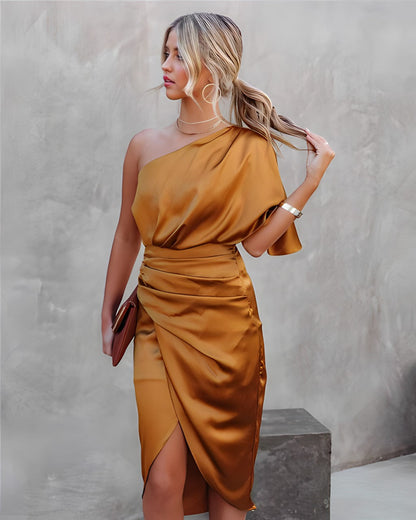 SAREENA | Zomerse Off-Shoulder Jurk voor Bruiloftsgasten