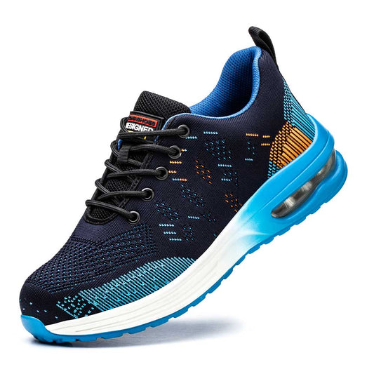 SafeSneakers Blue Air - Veiligheidsschoen sportschoen werkschoen kunstof stalen neus