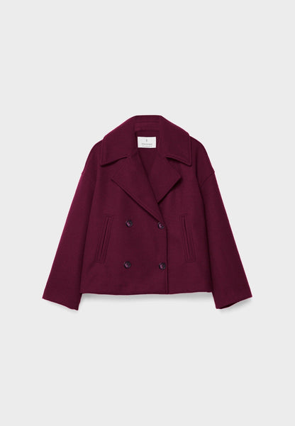 MILENA | Cropped Blazerjas met Dubbele Knoopsluiting