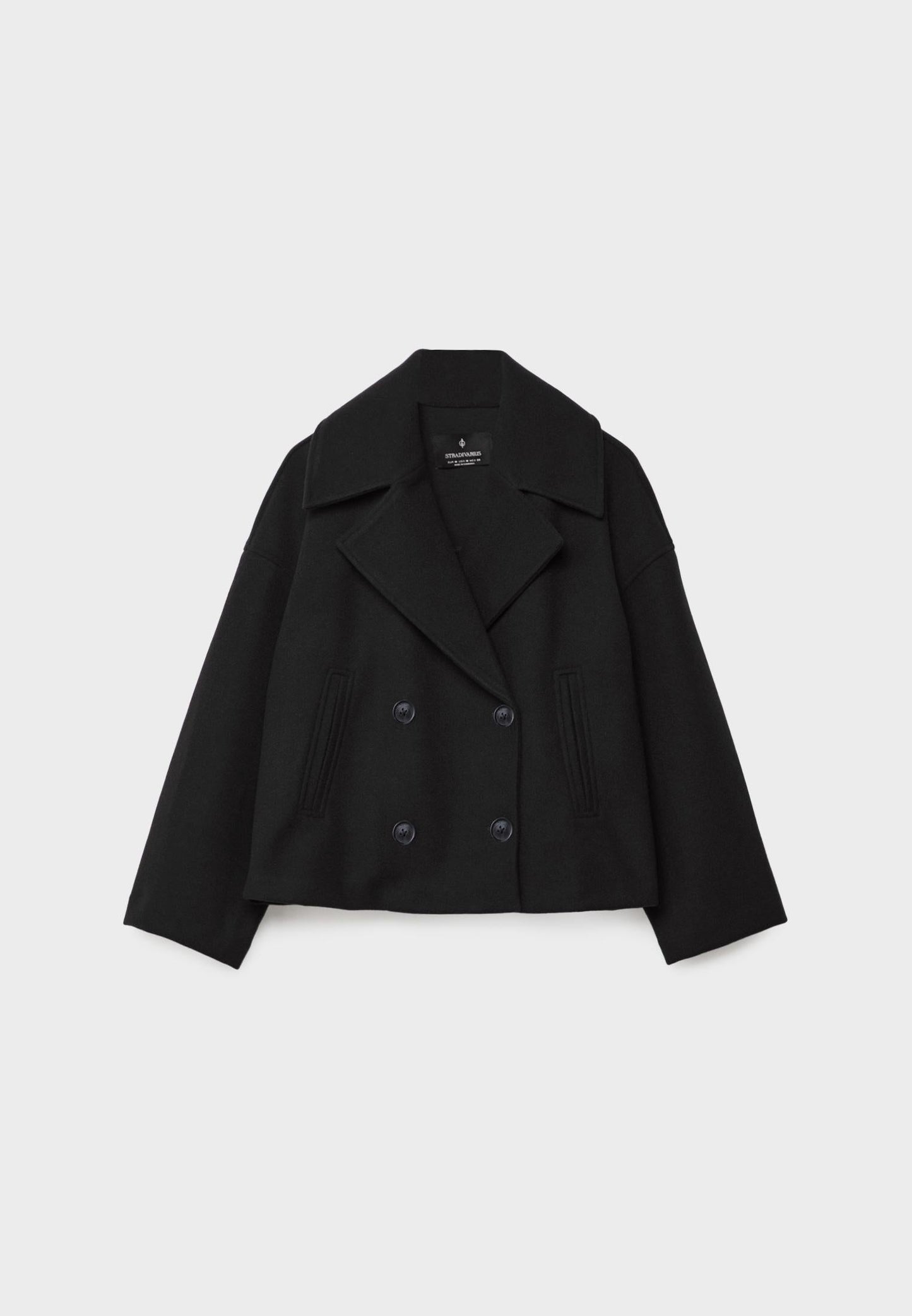 MILENA | Cropped Blazerjas met Dubbele Knoopsluiting