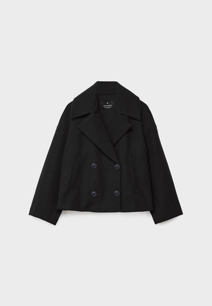 MILENA | Cropped Blazerjas met Dubbele Knoopsluiting